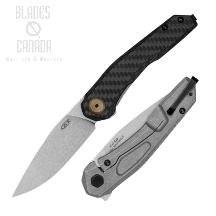 Zero Tolerance 0545 Flipper Framelock Knife, MagnaCut SW, Carbon Fiber/Titanium, ZT-0545